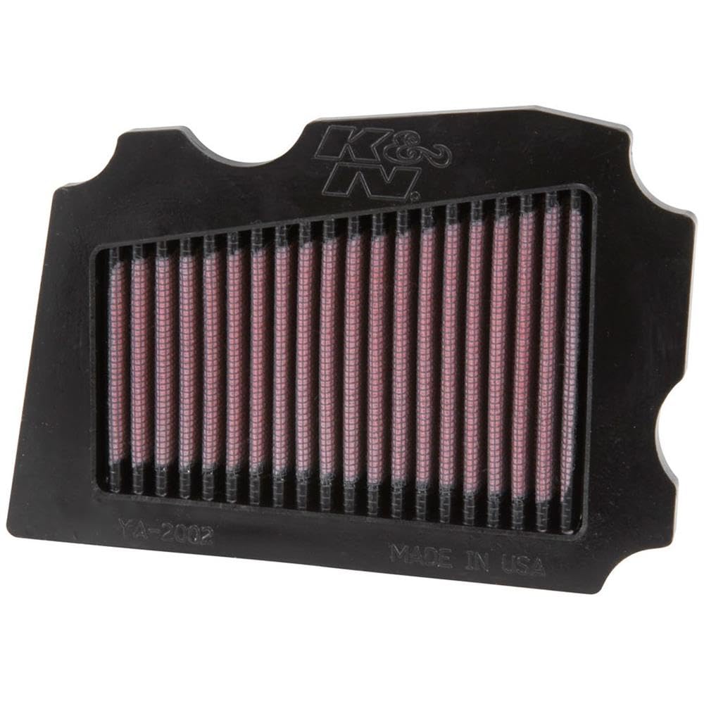 K&N Filtre à air de remplacement compatible avec Yamaha TW200 1987-2016 (YA-2002)
