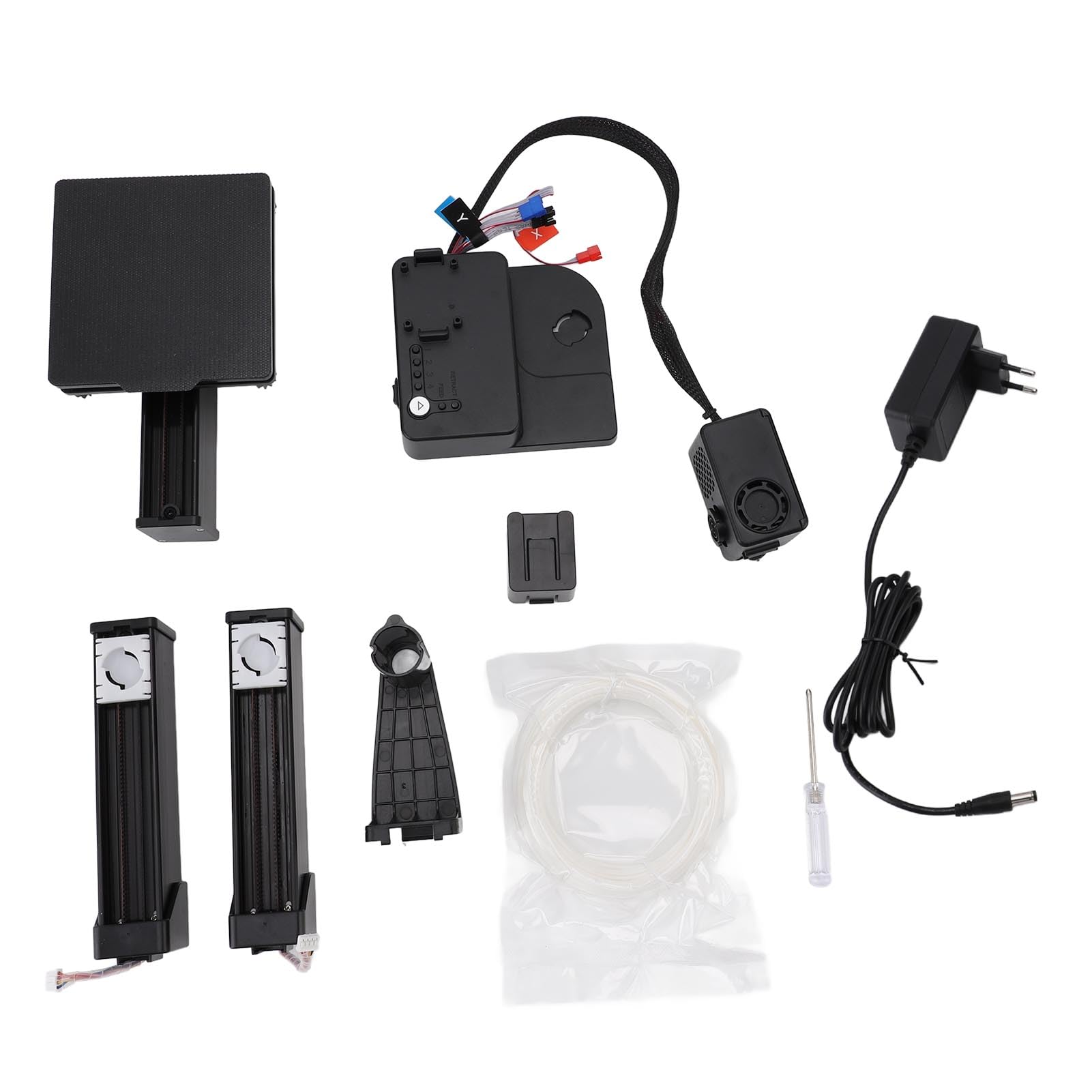 Fabater Mini Stampante 3D, Macchina de Stampa 3D 100x100x100mm, velocità di Stampa più Veloce di 40 Mm/s, compatibilità Filamento PLA e TPU de 1,75 Mm, Stampanti Fai Te (BLACK)