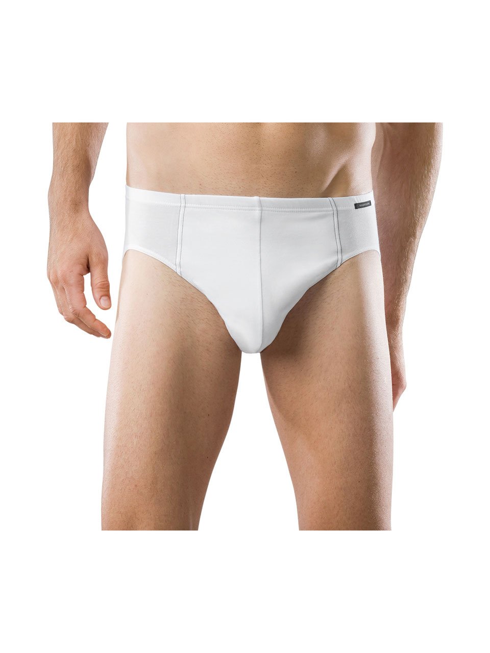 Schiesser Essentials Super Mini Slipy, 12 sztuk, biały, XXL
