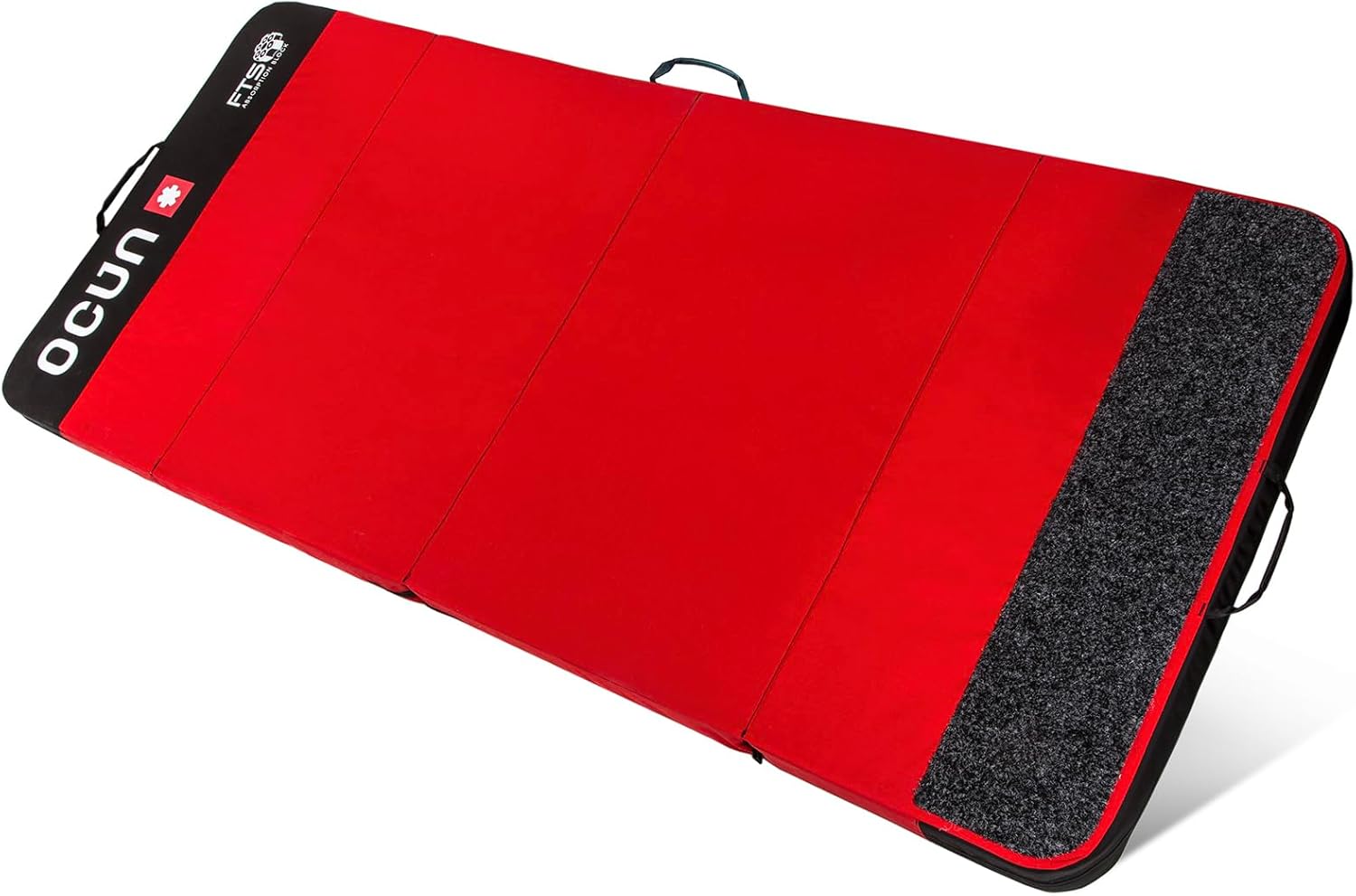 Ocun Incubator FTS Crash Pad, Large Compact Bouldering Safety Fall Pad for Rock Climbing