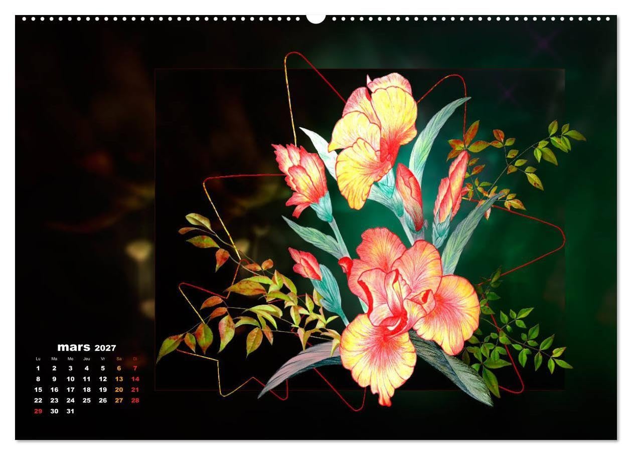 Images d'art Ikebana (Calendrier mural haut de gamme 2027 DIN A2 vertical), CALVENDO calendrier mensuel: Découvrez l'art Ikebana (CALVENDO Nature)