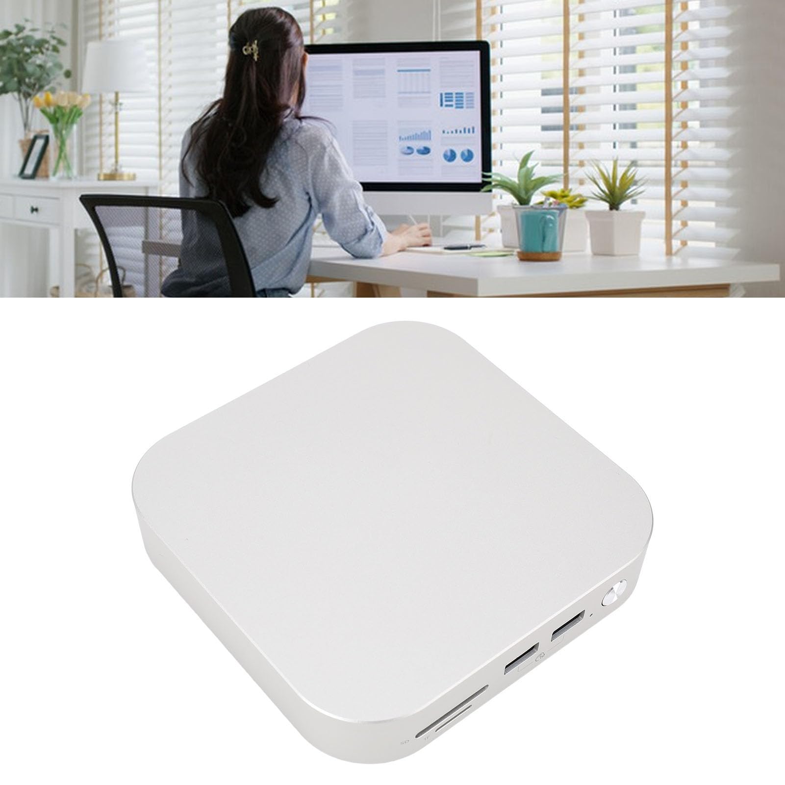 aqxreight Aluminiowy Stojak i Koncentrator 10 Gb/s USB Ax2 4,8 Gb/s USB Ax2 C Ładowanie Słuchawki 3,5 Mm Interfejs M.2SSD Stacja Dokująca do M4 EU Podłącz Zestaw do Koncentratora i stację dokująCą