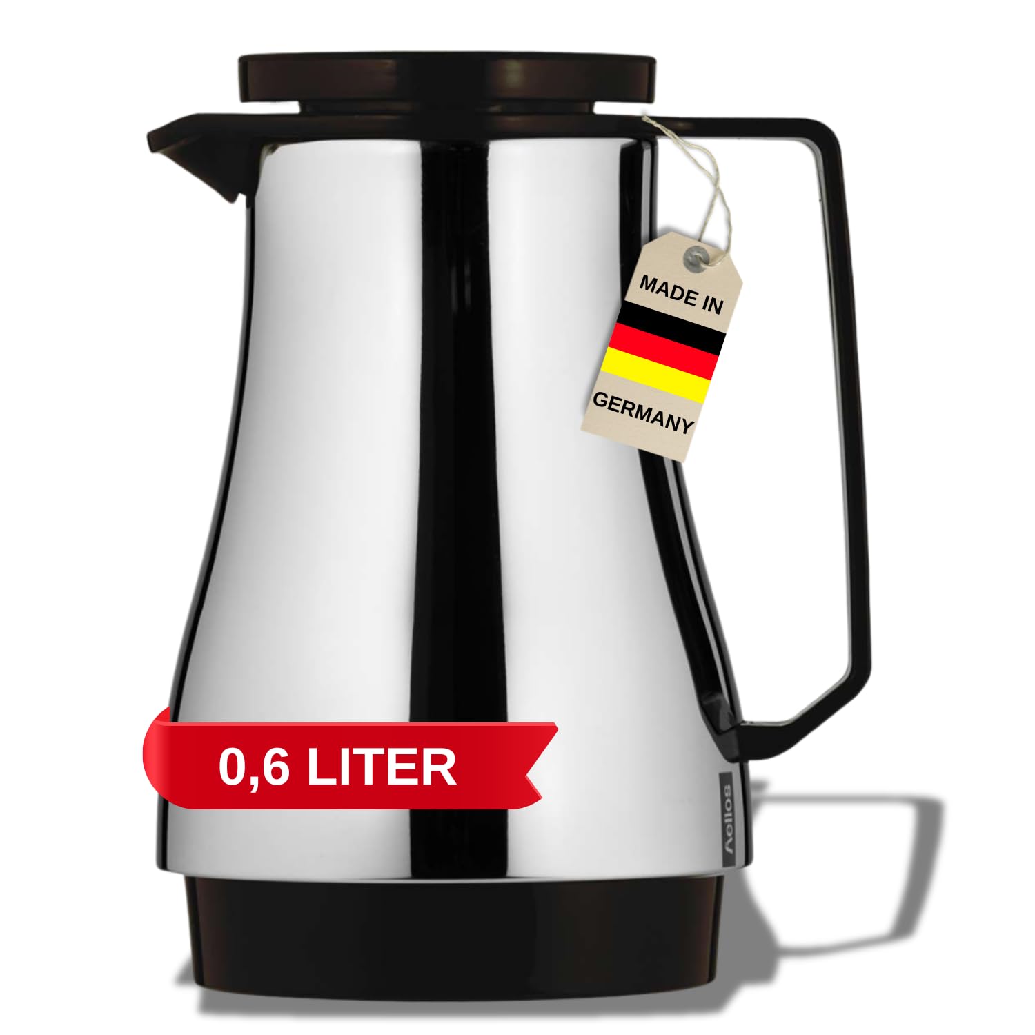 Champion Vacuum Jug Brown 0.6 Litre, Stainless Steel