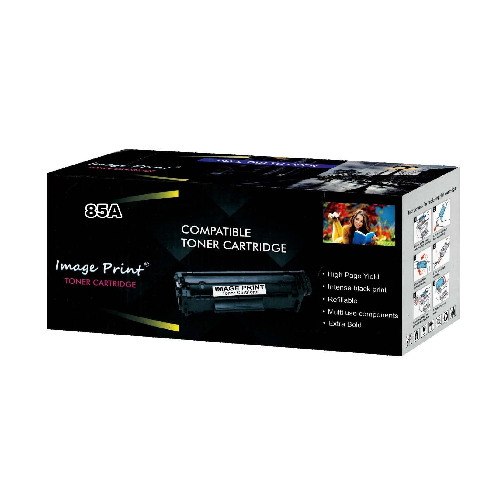 285A Toner Cartridge Compatible for HP 85A / CE285A for Use in HP Laserjet P1100, P1102, M1130, M1132, M1134, M1138, M1139, M1210, M1212f Printers (Pack of 1)