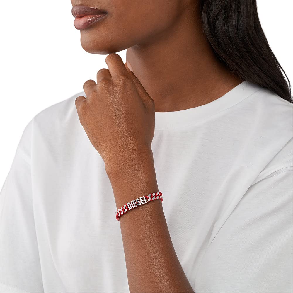 Diesel Men's 2 tone Stainless steel with lobster clasp closure bracelet
