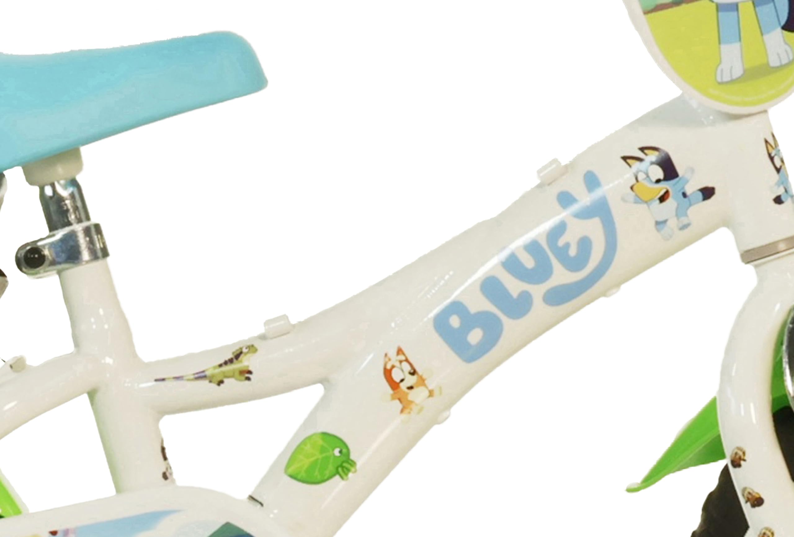 Dino Bikes per Bluey bicicletta Bimba e Bimbo 12"