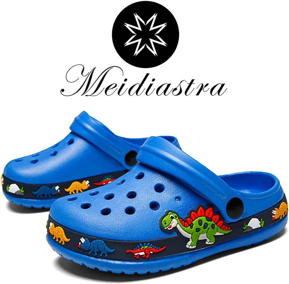 Meidiastra Kids Boys Girls Cartoon Clogs Slippers Toddler Slip On Lightweight Beach Pool Sandals - Image 2