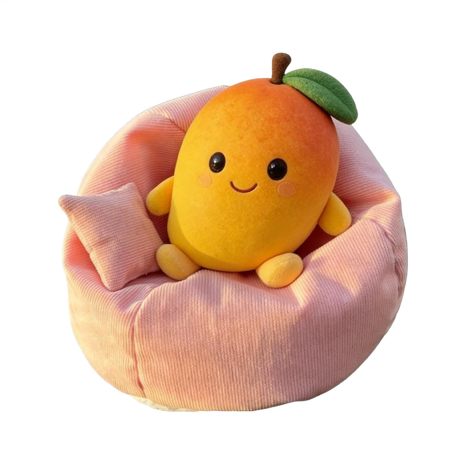 Miniature Chair – Cute Handmade Doll Seat, 15cm Soft Bean Bag Chair for Display and Decorative Play, Lightweight Plush Seating Accessory for Collectors and Craft Projects | Nursery Bedroom