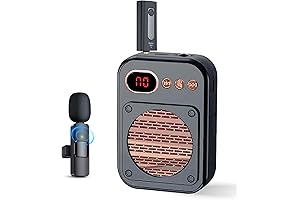 Wireless Bluetooth Voice Amplifier for Teachers Microphone