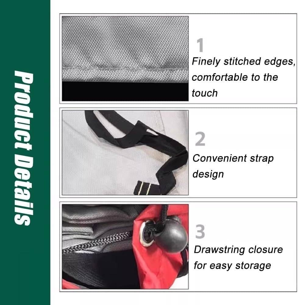 Manta ignífuga de emergencia for automóvil, supresión de vehículos: fibra de vidrio recubierta de silicona de doble cara, resistente al calor hasta 1100 °C(6x9m)