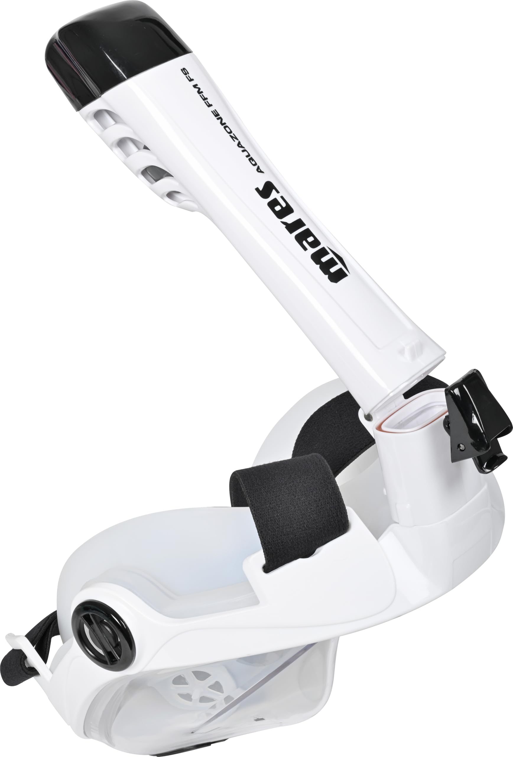 Mares Aquazone Full Face Mask - Máscara Integral de Snorkel para Adultos, Falda de Silicona, Tubo Plegable, 3 Tallas