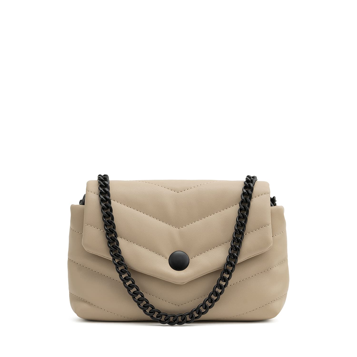 Miraggio Mia Puffer Womens Quilted Crossbody Handbag (Beige) (B0BTVKPGT8) Amazon Price History, Amazon Price Tracker