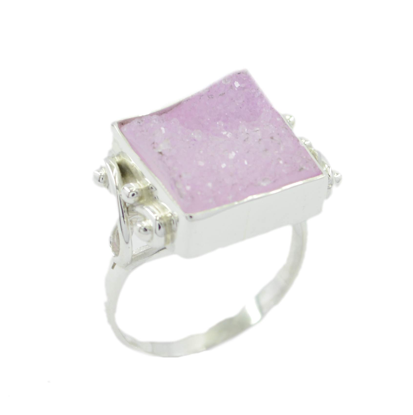 Bague en argent sterling d'artisanat indien de Jaipur - 3