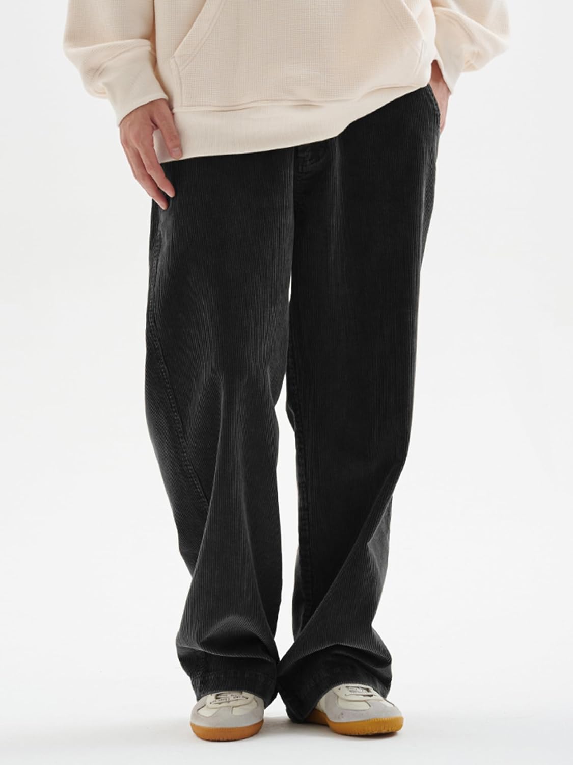 HOTake Men's Casual Loose Fit Stretch Corduroy Pants - Image 6