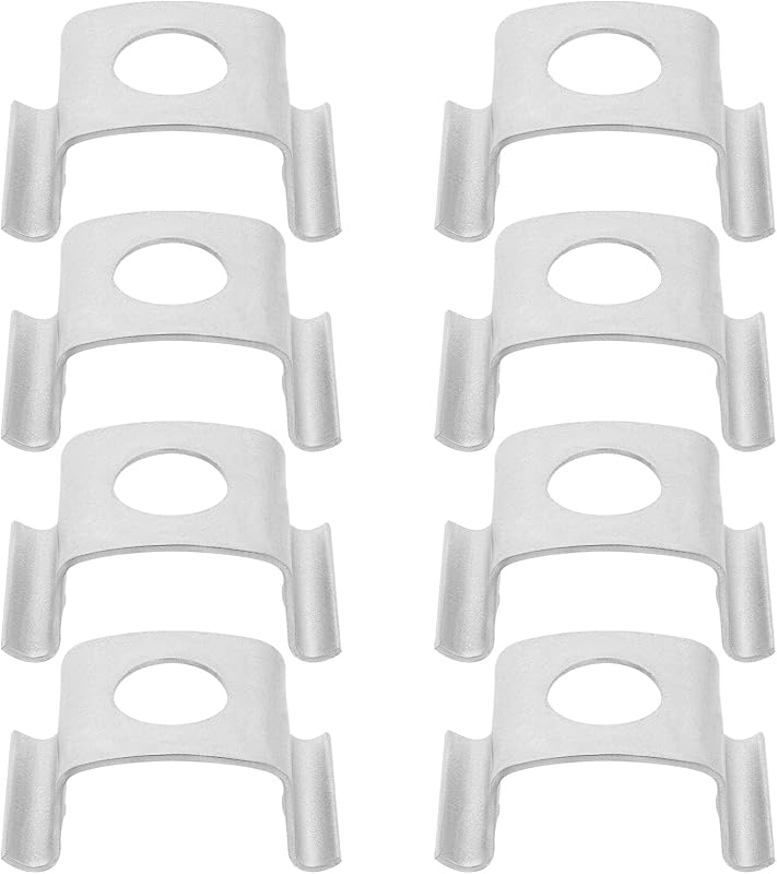 Clips metálicos de fixação para mangueira de freio ECSiNG BMW – Kit com 8 unidades