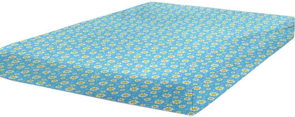 Yellow and Blue Bedding Fitted Ranking TOP7 Sheet Cartoon Size XL Chamom Twin Max 82% OFF