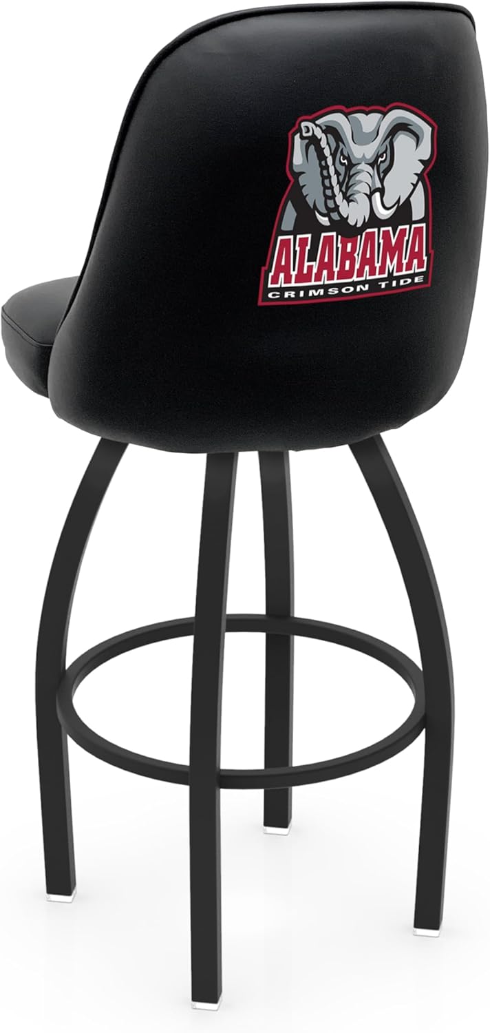 L048 Logo Grizzly Alabama Swivel Counter Stool
