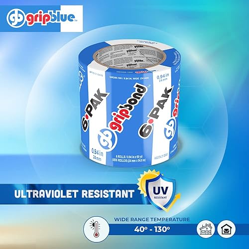 Miniatura 19 de Blue Painters - Cinta adhesiva de 2 pulgadas de ancho, a granel, 24 rollos de cinta adhesiva, "grado profesional", produce líneas exactas en paredes