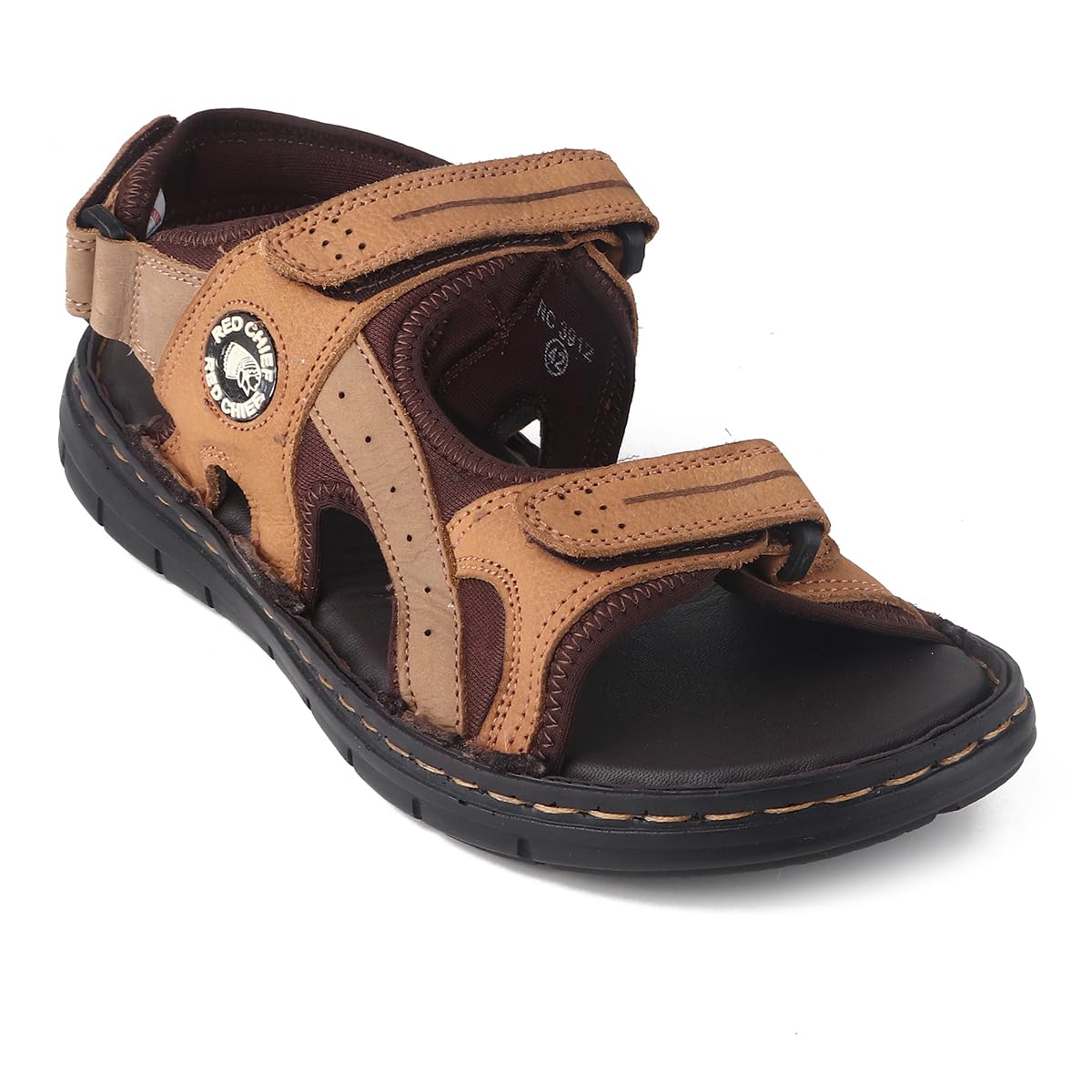 red chief Leather casual sandals for men-picture-40
