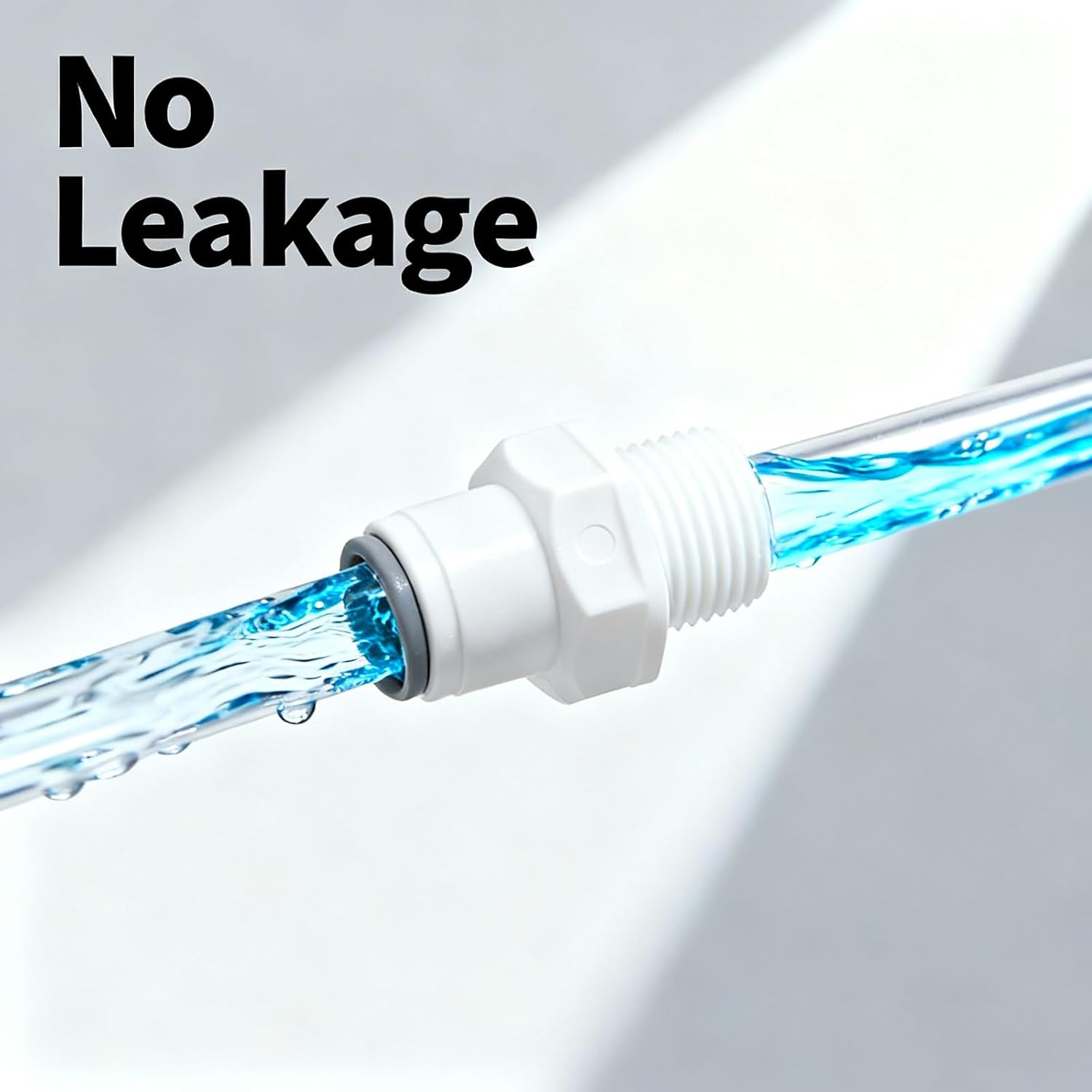 2PCS Water Filter Quick Connector, 3/8 to 1/4 Push Fit Fitting image 5