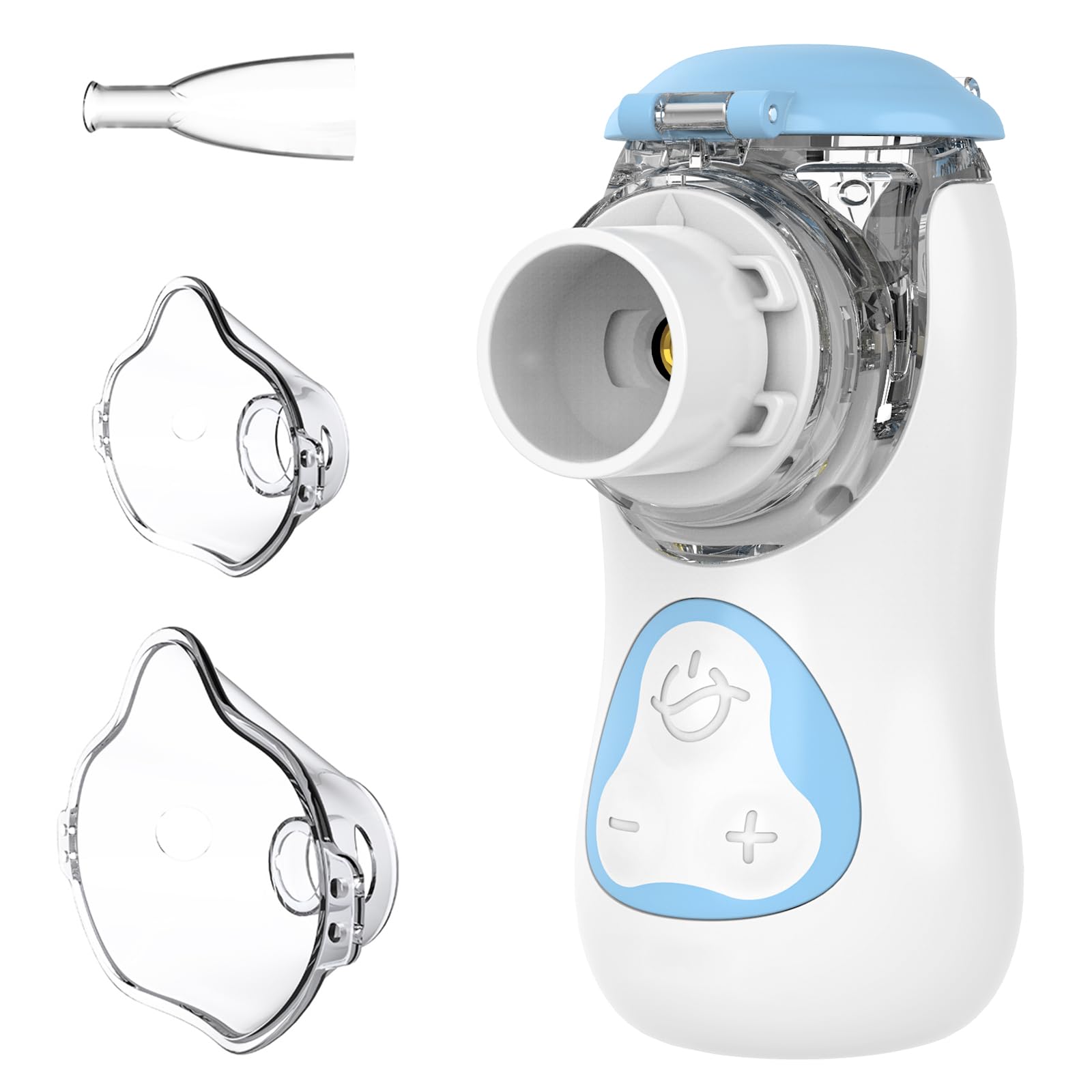 FEELLIFE Portable Silent Nebulizer AIRKIDS, a compact and ergonomic device for respiratory therapy.