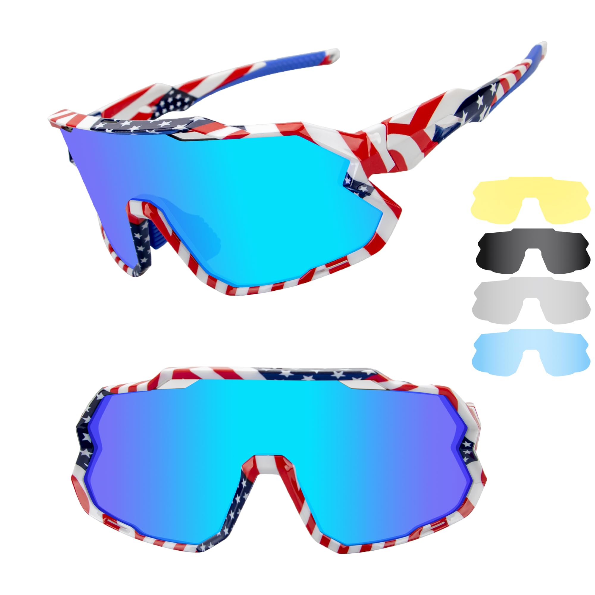 Gafas de sol Vipers para hombre y mujer, gafas de ciclismo polarizadas para ciclismo, pesca, correr y escalar, UV 400