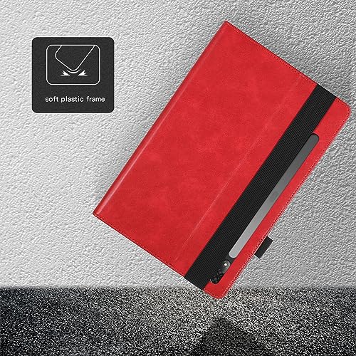 CASAFUNY Case for Lenovo Tab P12 Pro 12.6 Inch Case, Premium PU Leather Protective Book Cover with Stand Function - Image 3