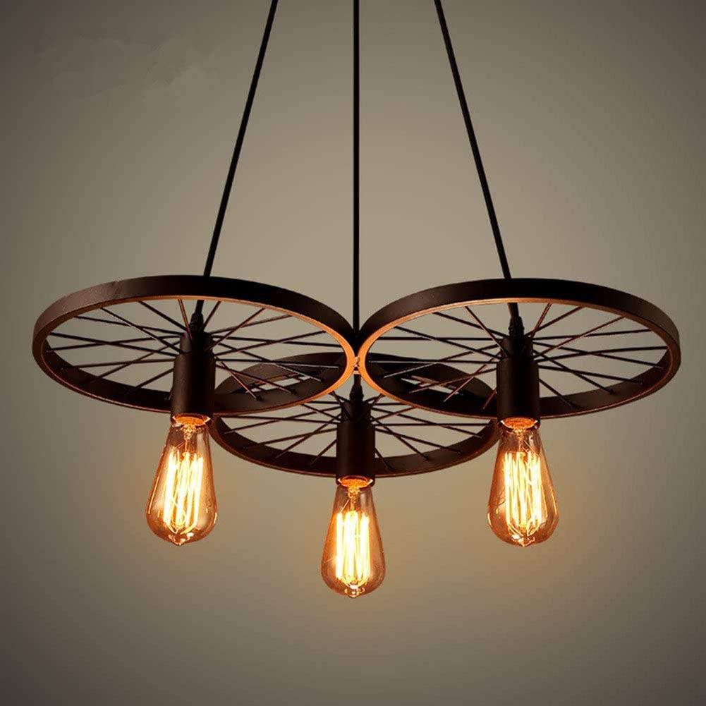 Candelabro industrial E27 ideal para crear ambientes cálidos en tu salón o cocina