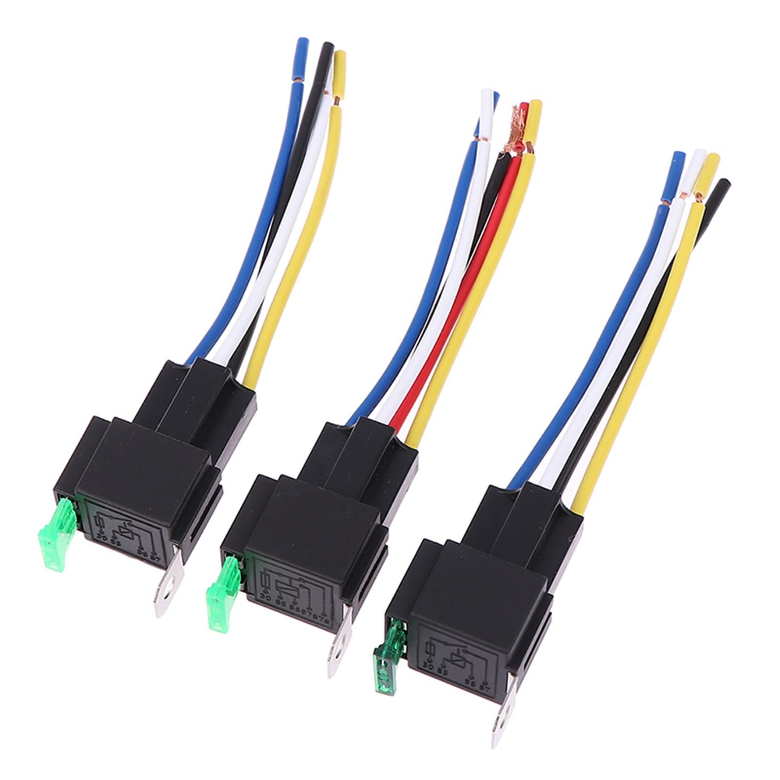 Relais 12V 5 Pin avec fusible intégré 30A pour circuit électrique auto