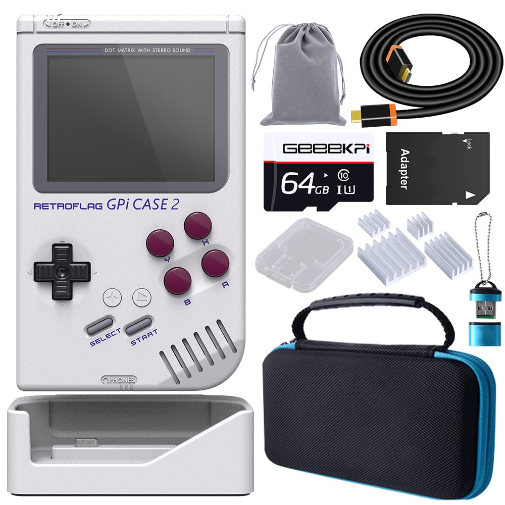 Amazon | RetroFlag GPi 2ケース Raspberry Pi CM4用 充電ドック可能