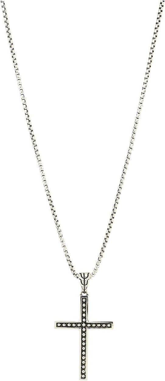 Chain Jawan Cross Pendant Necklace