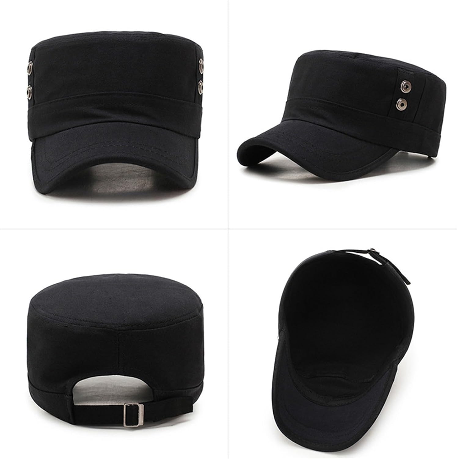 [VGILMWTNQ] ワーク キャップ アウトドア 通気性 ボタン フラット キャップ シンプル レトロ カジュアル アウトドア