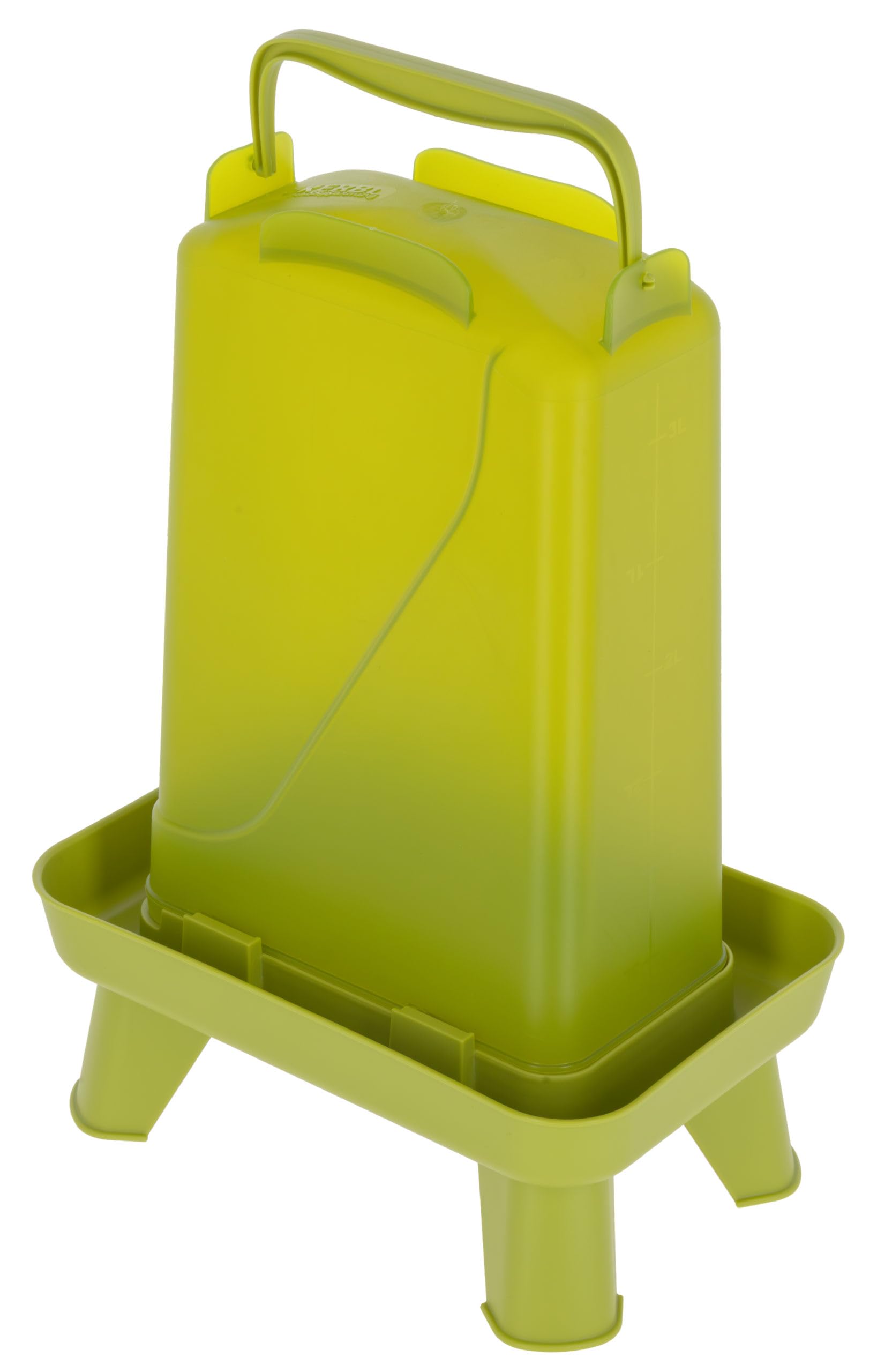 Kerbl Hobbyfarming abbeveratoio in plastica 5,5 l Verde 19x28x39,5 cm per pollame