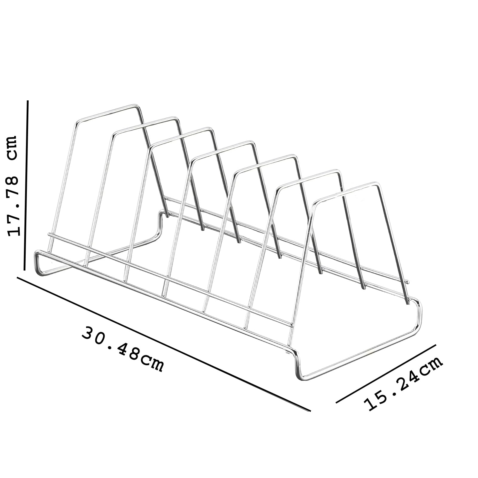 Stainless Steel Plate Stand - Organize Your Kitchen -5