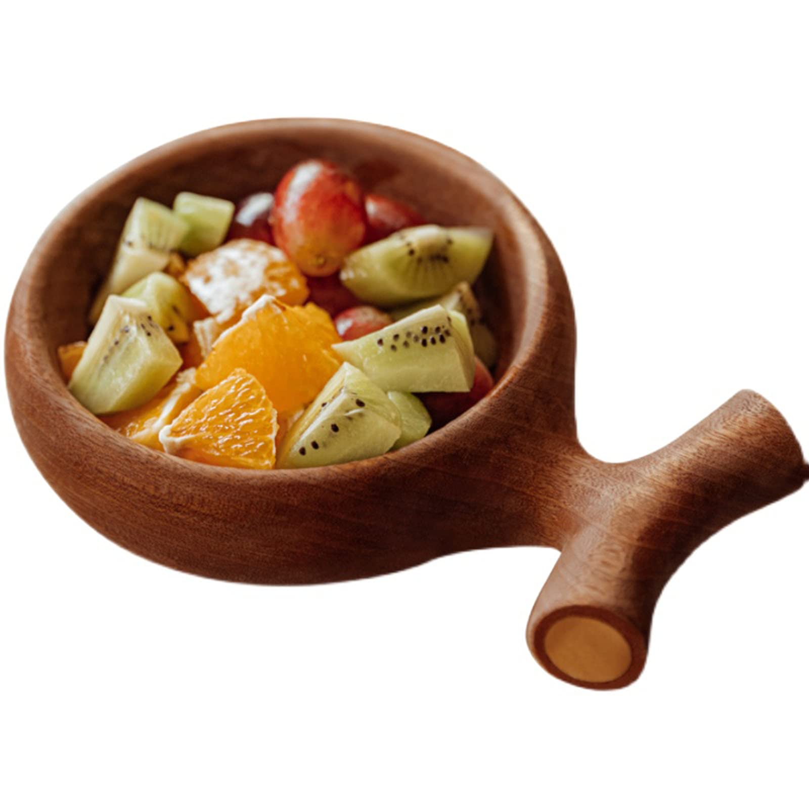 Ensaladera De Madera De Ébano, Cuenco De Servicio De Vajilla De Estilo Japonés, Hecho A Mano, Ensaladas, Alimentos, Verduras Y Frutas.