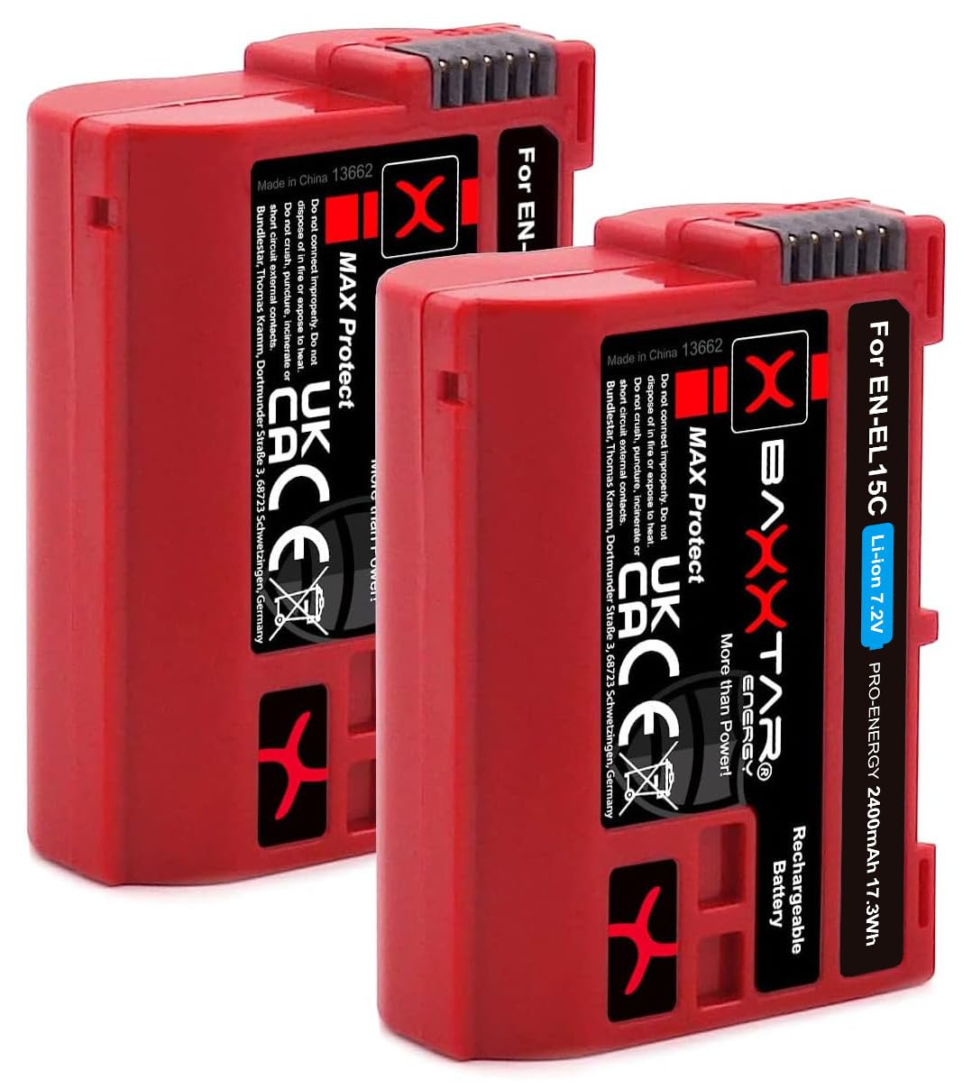 Batteria PATONA PROTECT EN-EL15c Per Nikon - 2600mAh Con Sensore NTC, Compatibile Con Z5, Z6 II, Z7 II, D850 E Altri Modelli - Foto 2