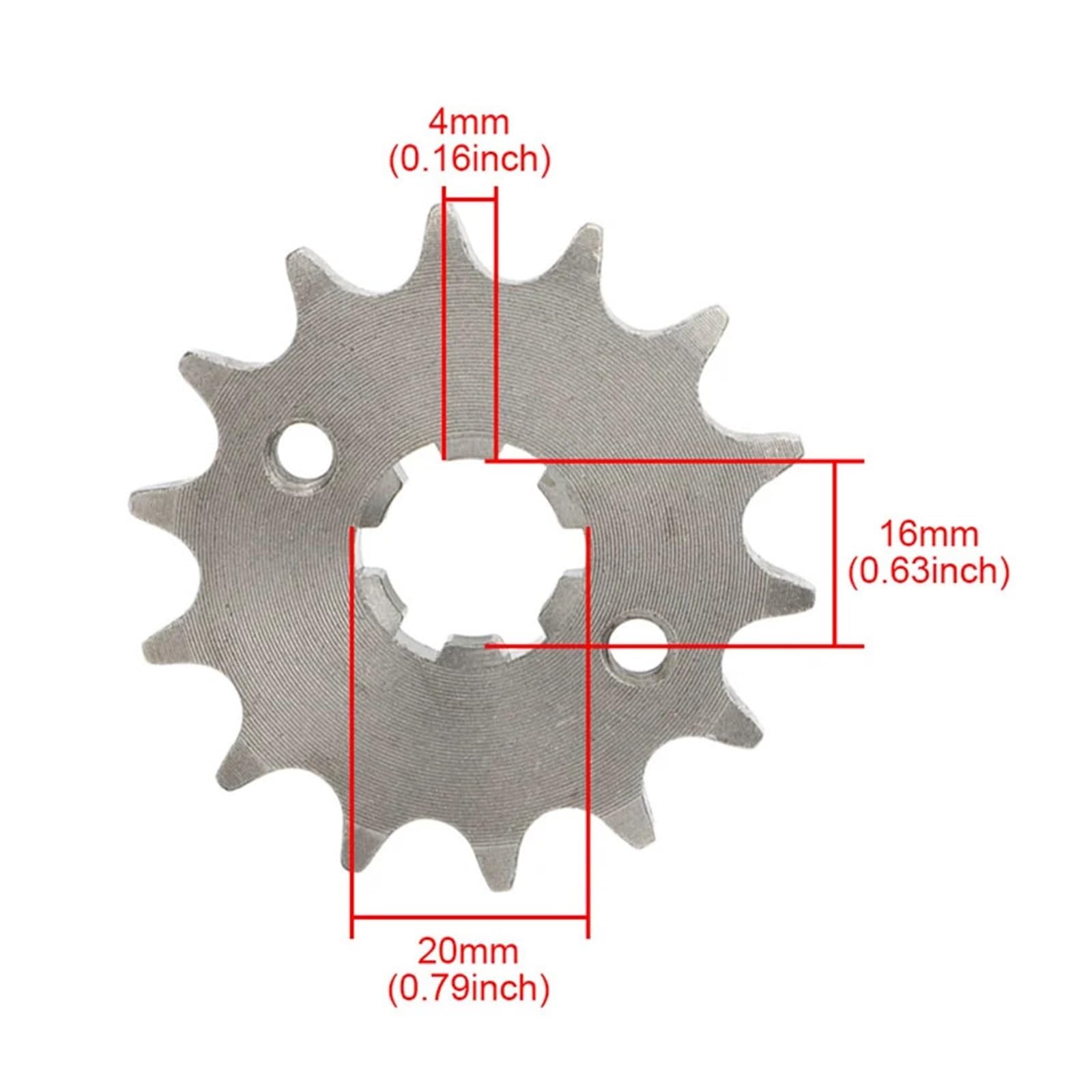 Cadena de piñón de 14 Dientes Compatible con Sportsman 90 110 Outlaw 90 110 ATV PIÑÓN DE TRANSMISIÓN Delantero 14T 0453457