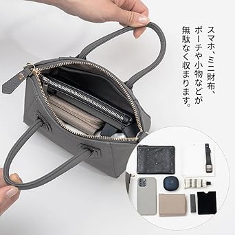 Amazon | [ヘイニ] ベイビーシエナ ミニバッグ ショルダーバッグ 本革