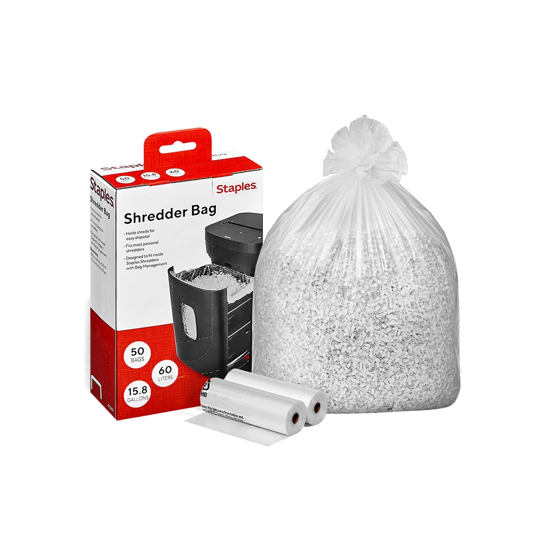Amazon.com : Tru Red 424154 Shredder Bags 15.8 Gal (22403) 50/Pack