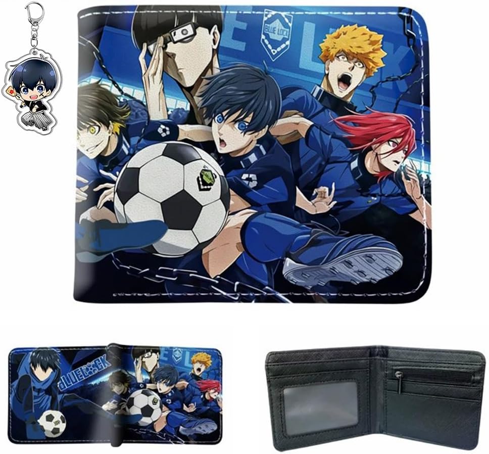 Anime Wallet for Women Men Anime Bifold Wallet Purse Card Holder Kawaii image 5