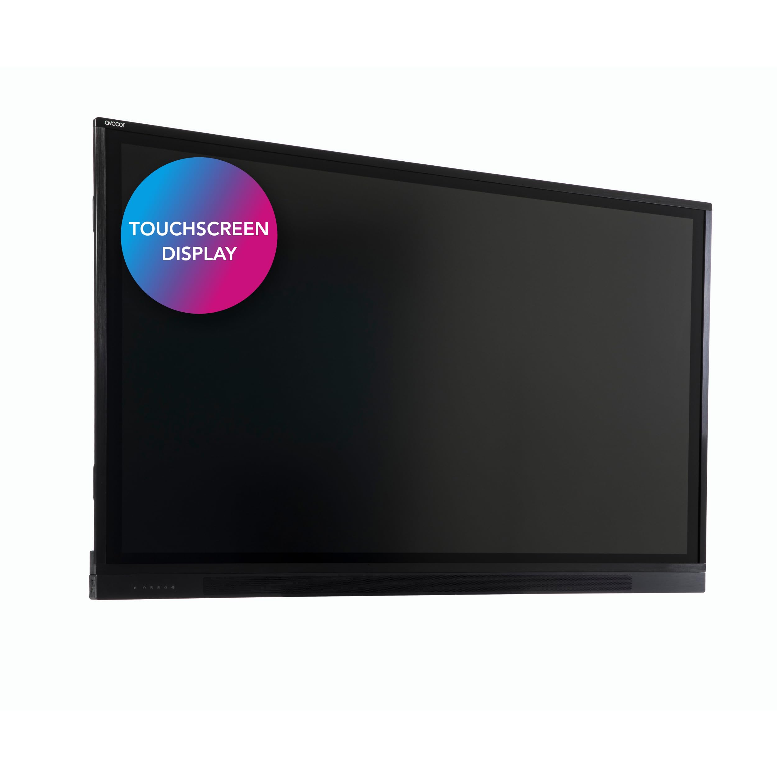AVOCOR 86″ Interactive Display | F Series | 4K UHD, Ultra-Precise InGlass Touch, Anti-Glare Glass | Designed for Executive Boardrooms and Enterprise Collaboration | Built-in USB Hub, HDMI, OPS Slot 86 inches