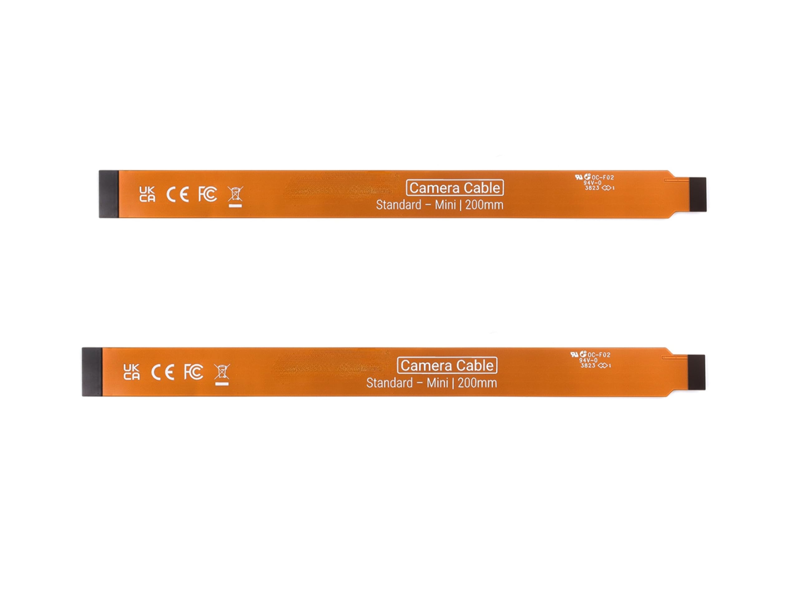 (2PCS) Official CSI FPC Flexible Cable Compatible with Raspberry Pi 5, 22Pin to 15Pin Camera Cable, 200mm/20cm/0.65ft Length, Suitable for Connecting RPi 5 to CSI Camera Modules