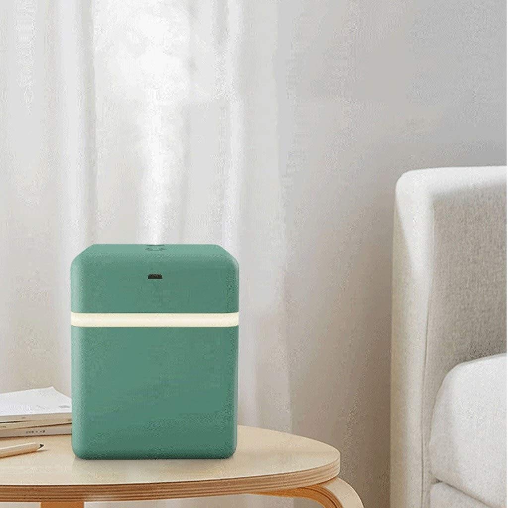 umidificatore USB umidificatore Portatile Piccolo Mini spruzzatore Grande capacità dell'automobile di Aromatherapy Idratante Spray umidificatori(Green)