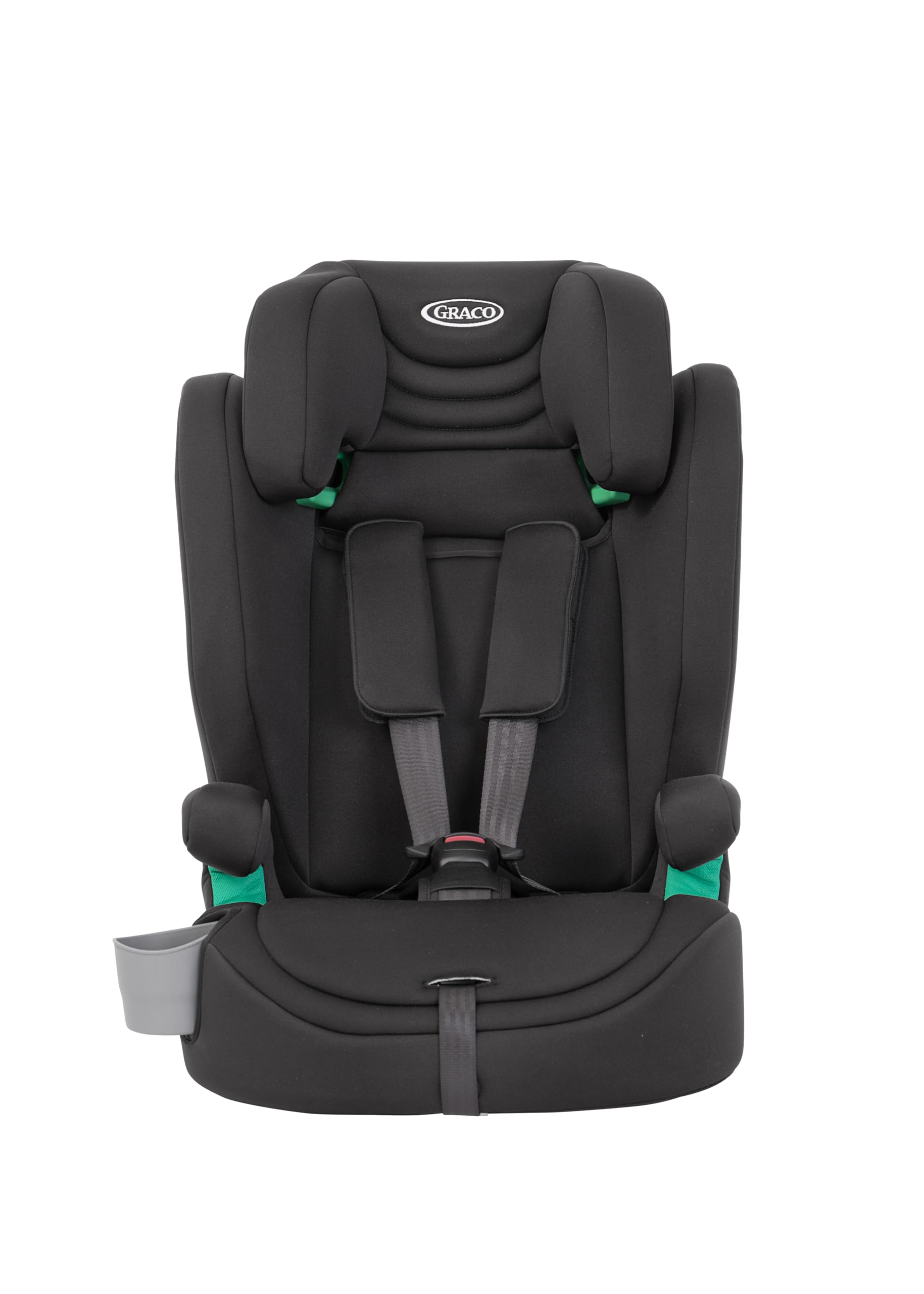 Graco Eldura R129 wzmacniacz uprzęży (76-145 cm - 15 miesięcy do około 12 lat). Tryb uprzęży od 15 miesięcy do ok. 4 lat (76-105 cm), tryb Highback od ok. 3,5 do 12 lat (105-145 cm), Midnight