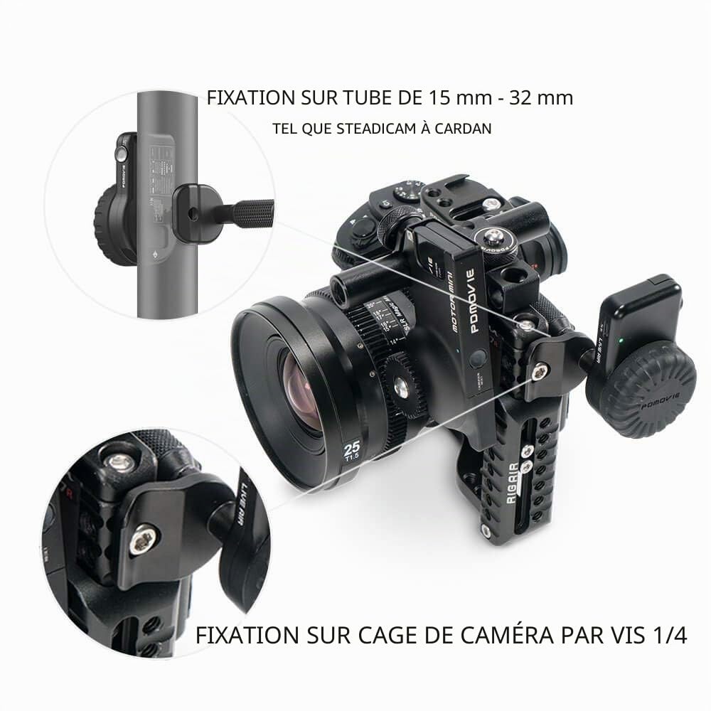 PDMOVIE Live Air 2 (PDL-AFP) Wireless Follow Focus Lens Control System Remote Focus Compatible Ronin Iris Zoom Control