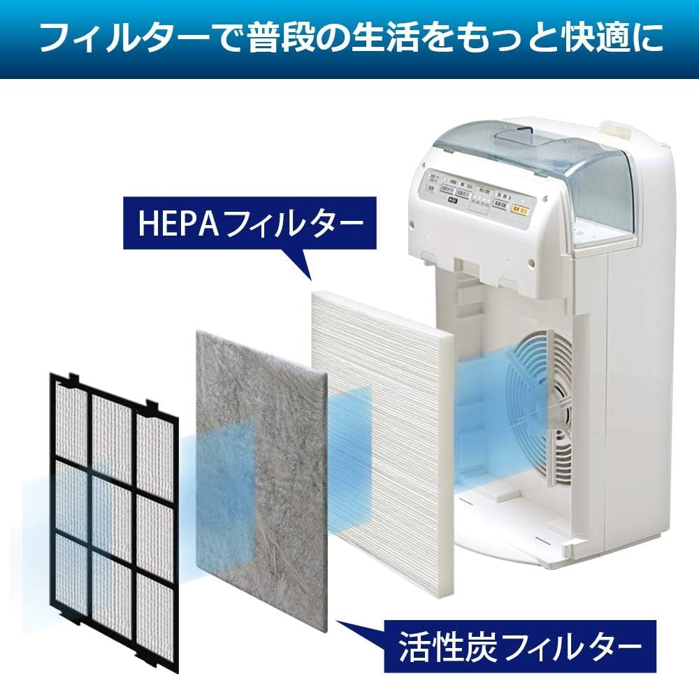 Amazon | アイリスオーヤマ 空気清浄機 HXF-C25-W/RHF-253-TM/RHF-253
