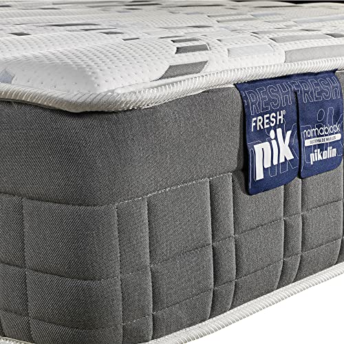 PIKOLIN FreshPIK-Matratze, fortschrittliche Normablock-Federkern-Technologie, mittlere Härte, 150 x 190 cm – Bild 3