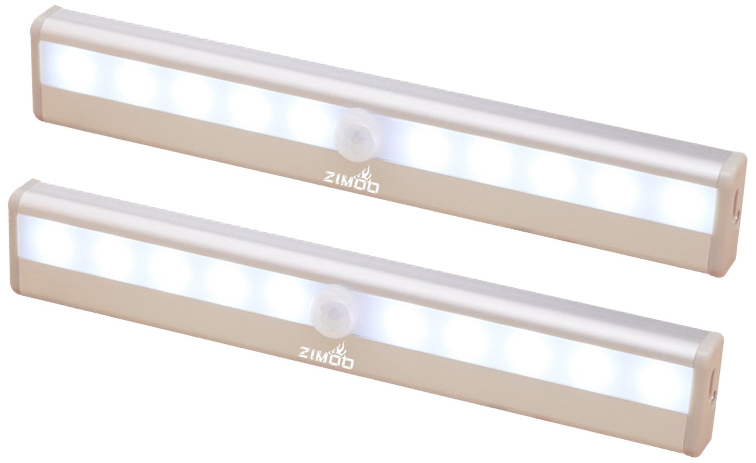 Under Cabinet, USB Rechargeable Motion Sensing Super Bright Led Night Lights, Pack of 2