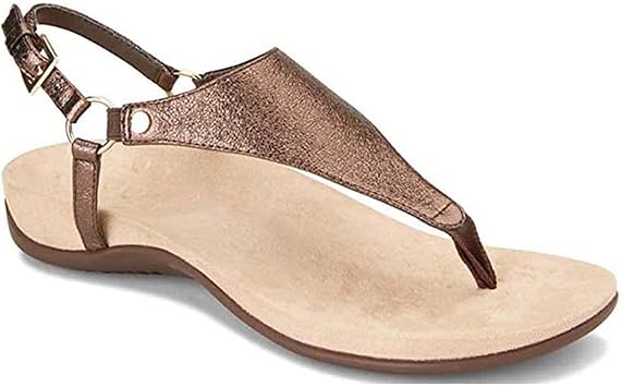 Summer Flat Women Sandals Gladiator Black Open Toe Ladies Beach Sandals Roman Buckle Strap Female Shoes 2021 Big Size Flip FlopsSize35,ColorBronze