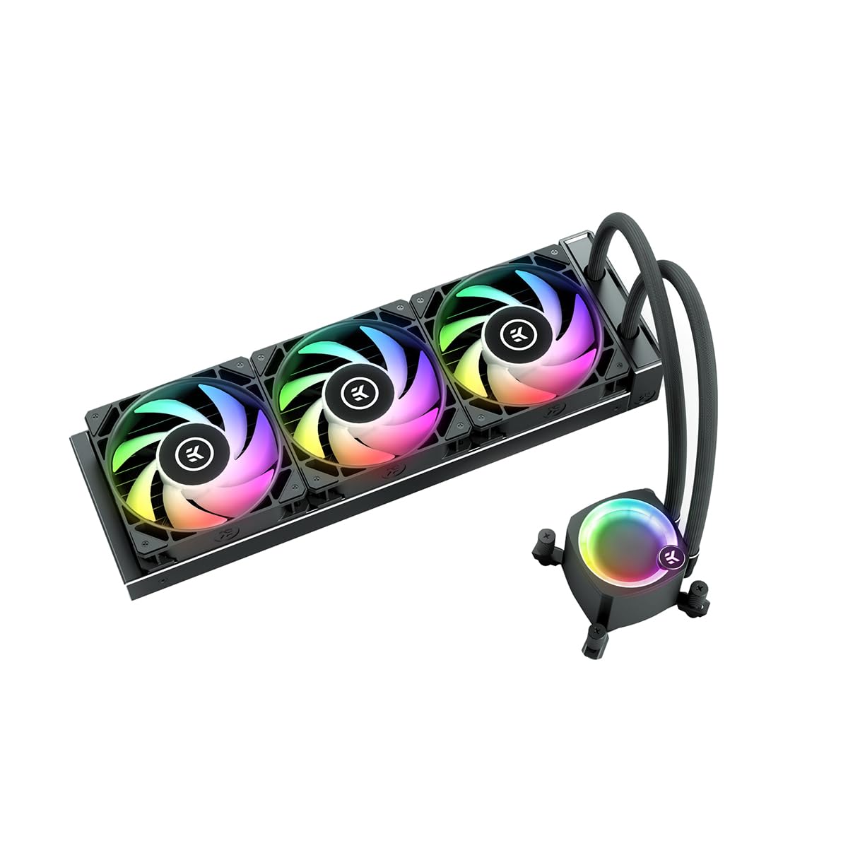 EKWB EK-Nucleus AIO CPU Cooler CR360 Lux, Digital RGB, Black
